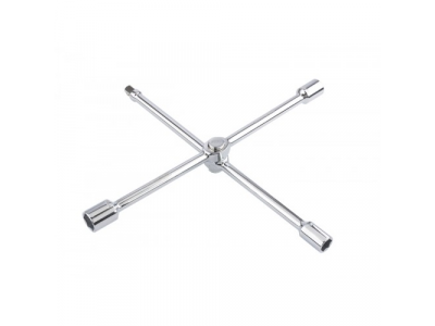 Ключ-крест баллонный, складной 17,19,21mm и 1/2", 406мм, хромир.//Gross от GROSS Ключ-крест баллонный, складной 17,19,21mm и 1/2", 406мм, хромир.//Gross