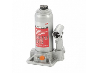 Домкрат гидравлический бутылочный, 3 т, h подъема 178-343 мм Matrix