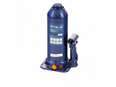 Домкрат гидравлический бутылочный, 10 т, h подъема 222-447 мм Stels