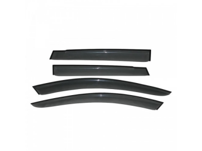 Комплект накладных дефлекторов HYUNDAI SOLARIS 2010 Sd "SVS" от SVS Комплект накладных дефлекторов HYUNDAI SOLARIS 2010 Sd "SVS"