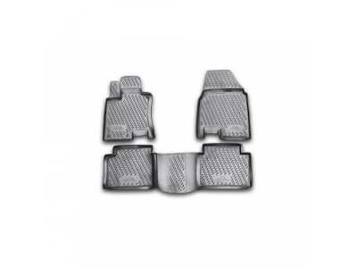 Коврики в салон NISSAN Qashqai+2 2008-2014, 4 шт. (полиуретан)