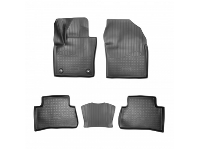 Коврики салонные для Toyota CHR 3D (2016) (передний привод)