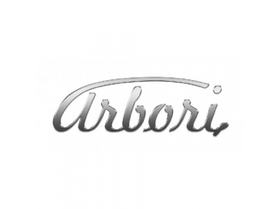 Защита заднего бампера "уголки" Arbori d57+d42 двойные HYUNDAI TUCSON 2004-2009