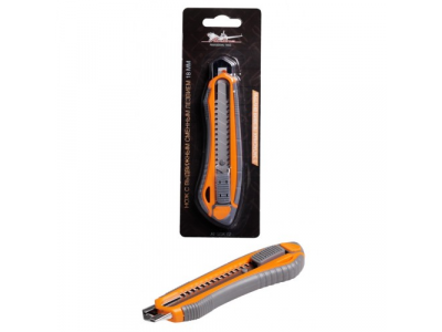 Нож с выдвижным сменным лезвием 18мм AIRLINE