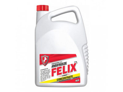 Профессиональный антифриз-концентрат FELIX Carbox, красный, 3л