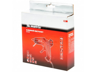 Клеевой пистолет, 11 мм, 20 (100) Вт, 10 г/мин Matrix от MATRIX Клеевой пистолет, 11 мм, 20 (100) Вт, 10 г/мин Matrix