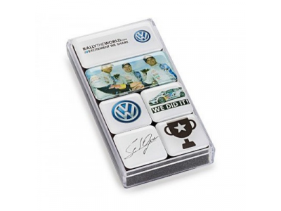 Набор магнитов Volkswagen Magnets RallyTheWorld, артикул 000087703CP от VAG Набор магнитов Volkswagen Magnets RallyTheWorld, артикул 000087703CP
