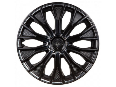 Колпаки колесные 14 дюймов Волтек, черный глянец, карбон от Airline Колпаки колесные 14 дюймов Волтек, черный глянец, карбон