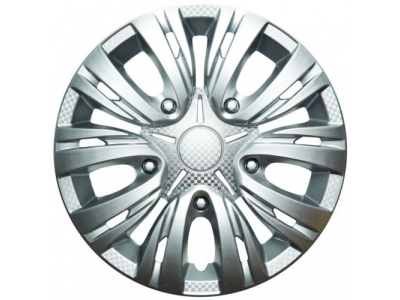 Колпаки колесные 16 дюймов Лион, серебристый, карбон от Airline Колпаки колесные 16 дюймов Лион, серебристый, карбон