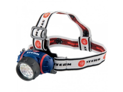 Фонарь налобный, светодиодный. 4 режима, 14Led, 3хААА// Stern